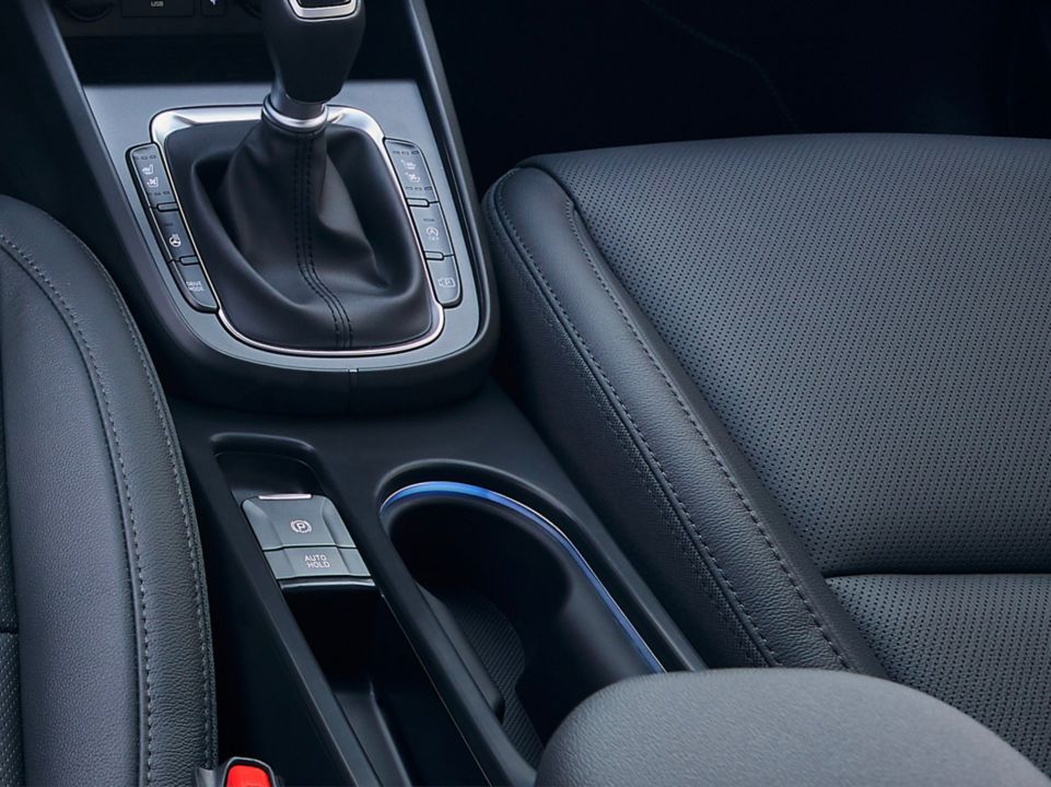 The new 10.25” touchscreen im the new Hyundai Kona providing easy access to the car features. 