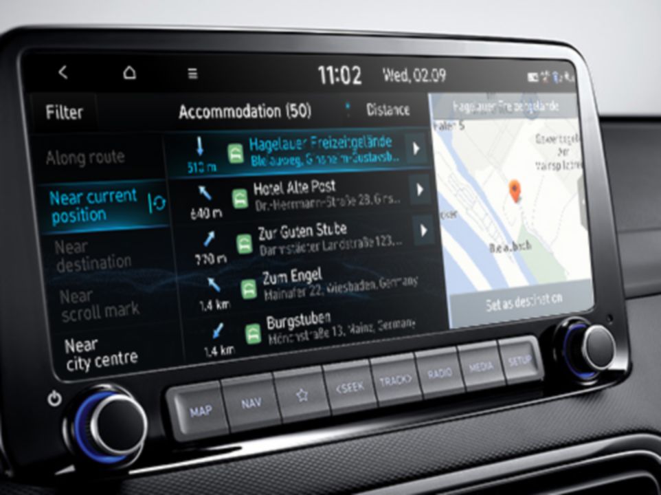 Avec Bluelink®, contrôlez Nouveau Hyundai KONA à la voix ou depuis votre smartphone.